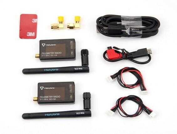 Holybro 3DR 100 mW 433 Mhz Radyo Telemetri Seti v3 (APM, Pixhawk Uyumlu)