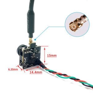 5.8 Ghz Drone Kamerası 40 Kanal 800 Tvl 170 Derece Pal