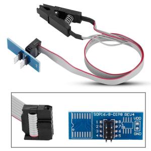 SOP16/8 DIP8 SOIC8 Test Klipsi EEPROM 93CXX/25CXX/24CXX