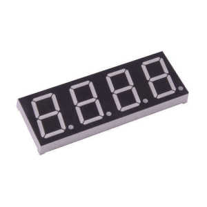 14mm 4'lü 7-Segment Anot Display - Kırmızı