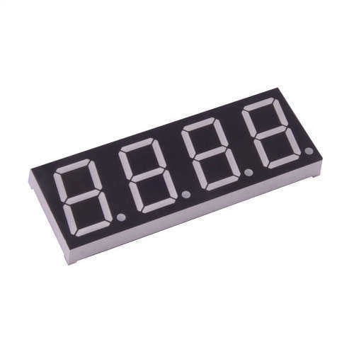 14mm 4'lü 7-Segment Katot Display - Kırmızı