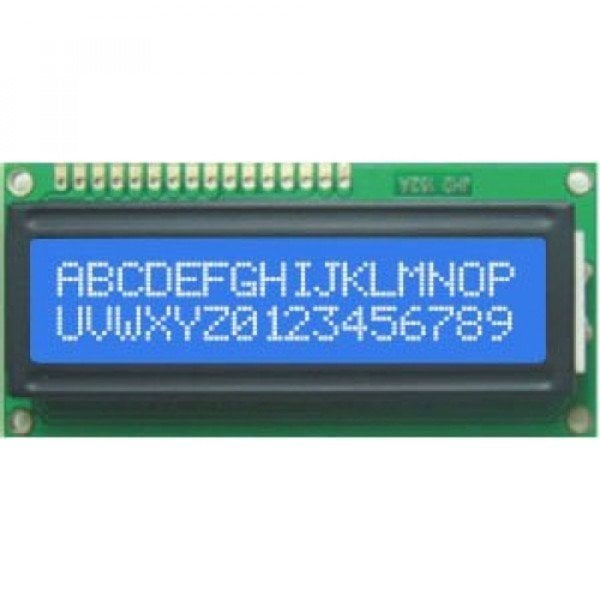 2x16 Lcd  Ekran Mavi Ekran Işıklı