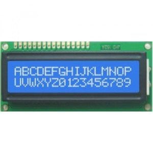 2x16 Lcd  Ekran Mavi Ekran Işıklı