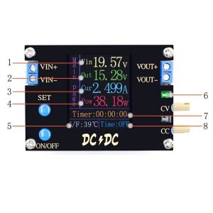 DC-DC Otomatik Boost/Buck Dönüştürücü 4A 50W FNIRSI
