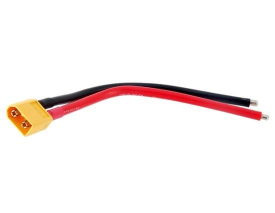 XT60 Erkek Lipo Pil Şarj Kablosu 15cm 12AWG
