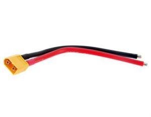 XT60 Erkek Lipo Pil Şarj Kablosu 15cm 12AWG