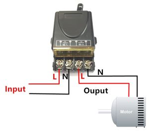 433mhz 220V 30A  Röleli Garaj ve Kapı Açma Devresi ve Kumandası