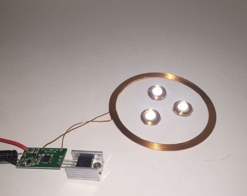 Kablosuz Güç Aktarımı Devresi - Wireless Power Supply Kit 24V