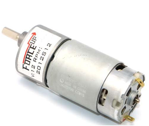 Proton 12V 50 RPM 37mm Redüktörlü Dc Motor