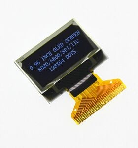 0.96 İnç Ssd1306 Oled Ekran 128x64