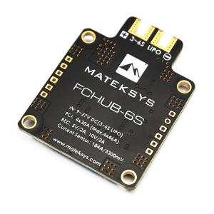 Matek FCHUB-6S w/ Akım Sensörü 184A BEC 5V & 10V Esc Güç Dağıtım