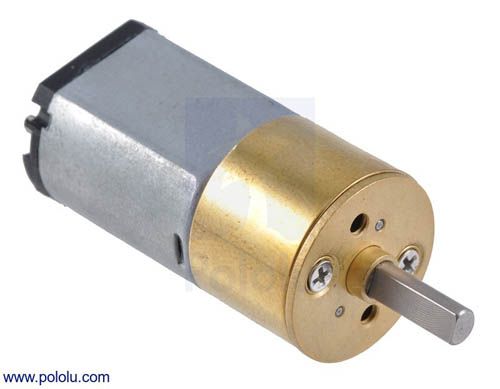 35:1 Metal Gearmotor 15.5Dx30L mm 6V 460 RPM