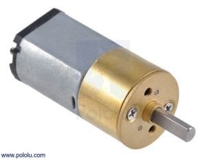 35:1 Metal Gearmotor 15.5Dx30L mm 6V 460 RPM