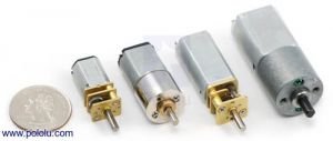 35:1 Metal Gearmotor 15.5Dx30L mm 6V 460 RPM