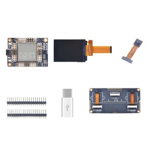 Sipeed  Maix Dock Kit K210 Ai+lot  +Binocular kamera +  Gc0328 Kamera+2.4 lcd Ekran
