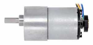 12V 37mm 500 Rpm Enkoderli 19:1 Redüktörlü DC Motor PL-2822