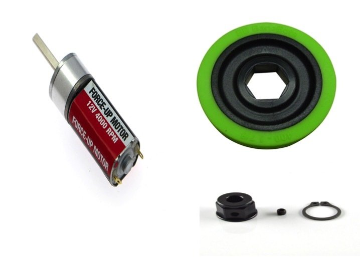 Hızlı Çizgi İzleyen Robot Motor Kiti - 4000 rpm Banebots