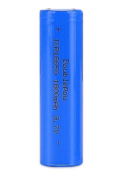 Doublepow 3.7V 1800mAh 18650 Li-ion Şarjlı Pil Başsız