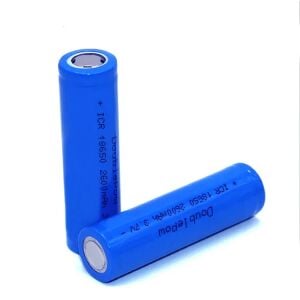 Doublepow 3.7V 2600mAh 18650 Li-ion Şarjlı Pil Başsız