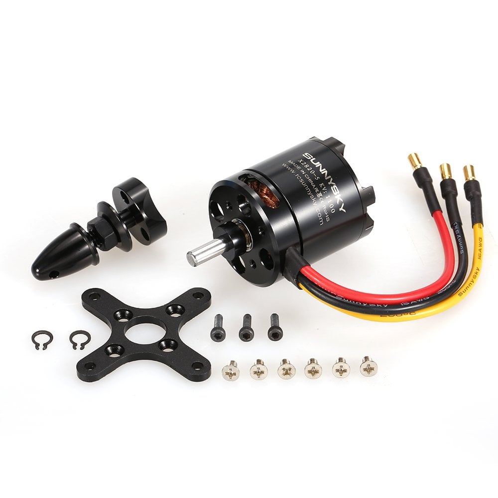 Sunnysky X2820  1100KV 880W 3-5S Fırçasız Rc Uçak Motoru