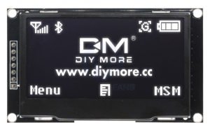 128x64 2.42 inç OLED Grafik Ekran IS-I2C
