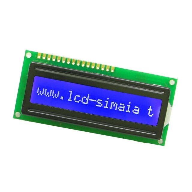 1X16 Mavi LCD Ekran 1601A
