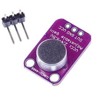 GY-MAX4466 elektret mikrofon amplifikatörü MAX4466