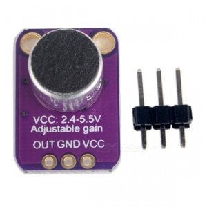 GY-MAX4466 elektret mikrofon amplifikatörü MAX4466