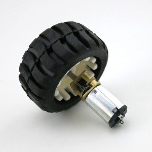N20 Motor ve Tekerlek Seti 6V 1000RPM