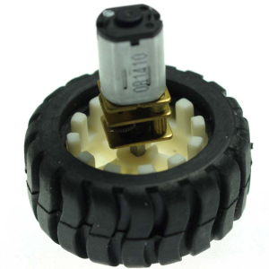 N20 Motor ve Tekerlek Seti 6V 500RPM