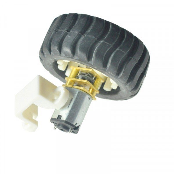 N20 Motor ve Tekerlek Seti 6V 500RPM