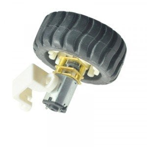 N20 Motor ve Tekerlek Seti 6V 500RPM