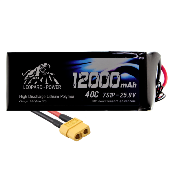 7s 12000 mah 40C Lipo Batarya 25.9V Pil