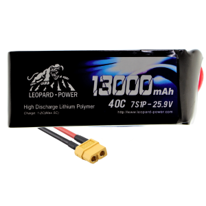 7s 13000 mah 40C Lipo Batarya 25.9V Pil
