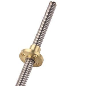 3D yazıcı Vidalı Mil Somun 400mm - 40 cm , t8 8mm ( 1adet yollanmaktadır )