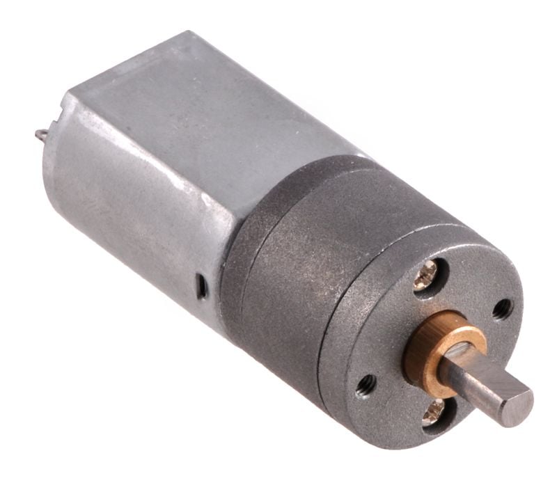 56:1 6V 250 Rpm 20mm Metal Redüktörlü Motor -  56:1 Metal Gearmotor 20Dx42L mm