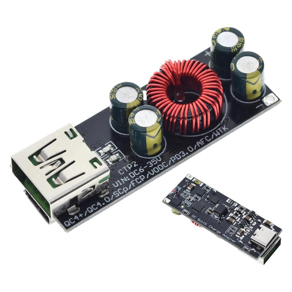 Hızlı Şarj   QC4.0  QC3.0 Regülatör Devresi 6-32v