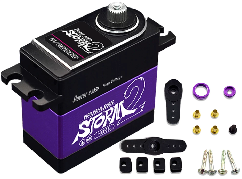 HD STORM-2 6-7.4V 37KG yüksek tork Metal dişli dijital Servo