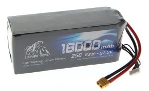 6s 16000 mah 40C Lipo Batarya 22.2V Pil