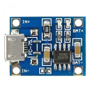 TP4056 1s 3.7v 1a Lipo pil  Şarj Cihazı - 5v 1a