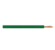 1 Metre SIAF 0.50 mm 20 Awg Tek damarlı Yanmaz silikon kablo YEŞİL