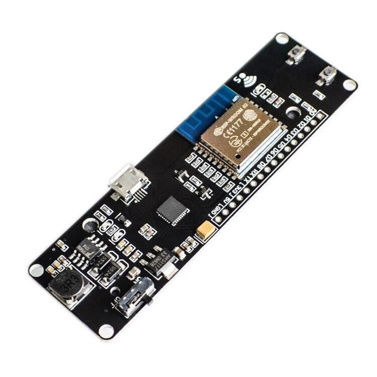 Wemos D1  ESP Wroom 02 Wifi Geliştirme Kartı 18650 Pil Yuvalı