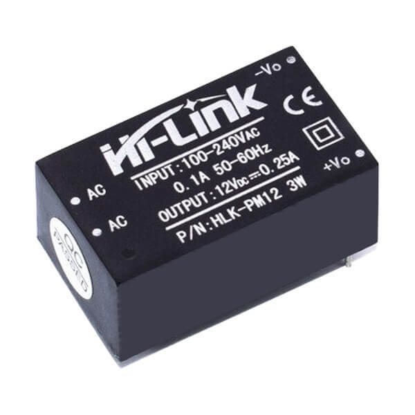 Hi-Link AC 220V - DC 12V Dönüştürücü 3W Güç Kaynağı HLK-PM12