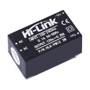 Hi-Link AC 220V - DC 12V Dönüştürücü 3W Güç Kaynağı HLK-PM12