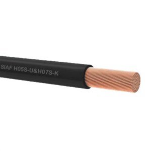 1 Metre SIAF 2.5 mm 10 Awg Tek damarlı Yanmaz silikon kablo SİYAH