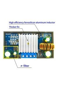Zk-4kx Dc Dc Buck Boost Dönüştürücü Cc Cv 0.5-30v 4a Güç Modülü Ayarlanabilir Voltaj