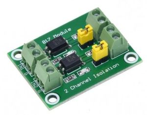 PC817 2 Kanal Optokuplör İzolasyon Modülü