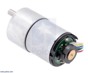 Enkoderli 350 rpm Motor 12V 37mm 30:1  -  Metal Gearmotor 37Dx68L mm with 64 CPR Encoder
