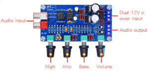 XM-164 NE5532 Stereo pre-amp preamplifikatör