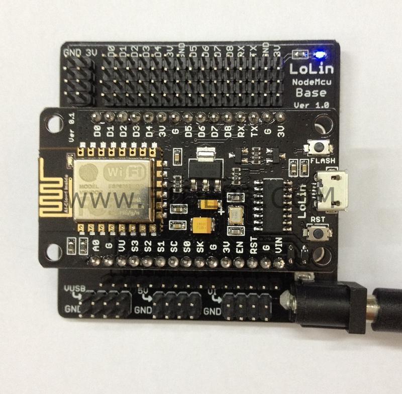 NodeMCU LoLin ESP8266 Base Shield - NodeMCU CH340 Uyumlu